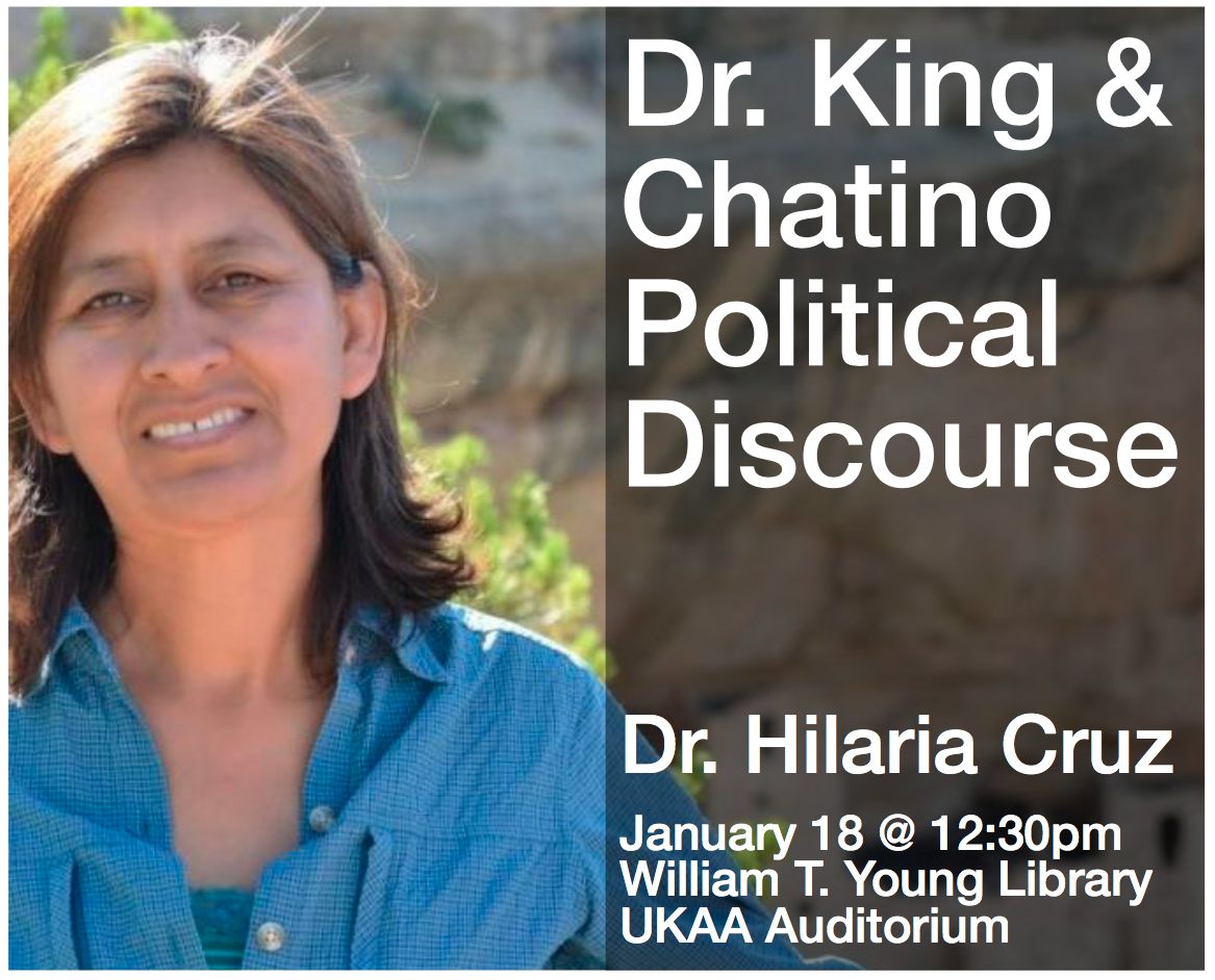 Dr. King & Chatino Political Discourse, an event in honor of Dr. Martin Luther King, Jr.